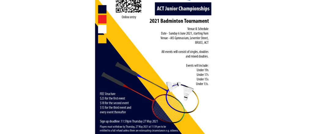 badminton ACT Junior Open 2021 banner 2-01